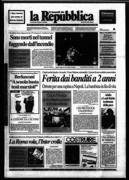 Il lunedì de La repubblica